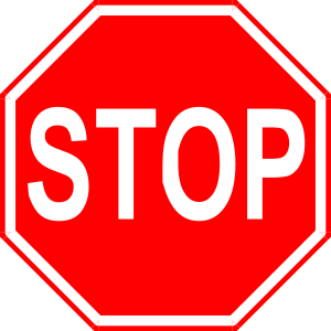 STOP sign